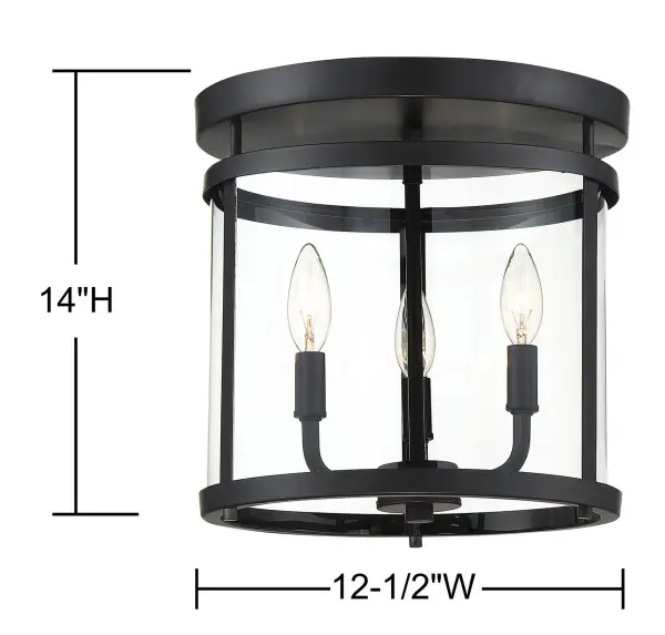 Penrose 3-Light Ceiling Light in Black - Image 7
