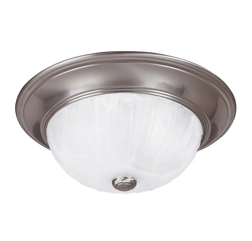 Savoy House Flush Mount Two Light in Satin Nickel