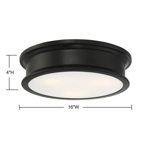 Watkins 3-Light Ceiling Light in Classice Bronze - Image 5