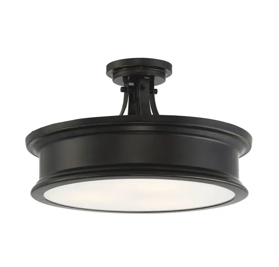 Watkins 3-Light Ceiling Light in Classic Bronze - Image 1