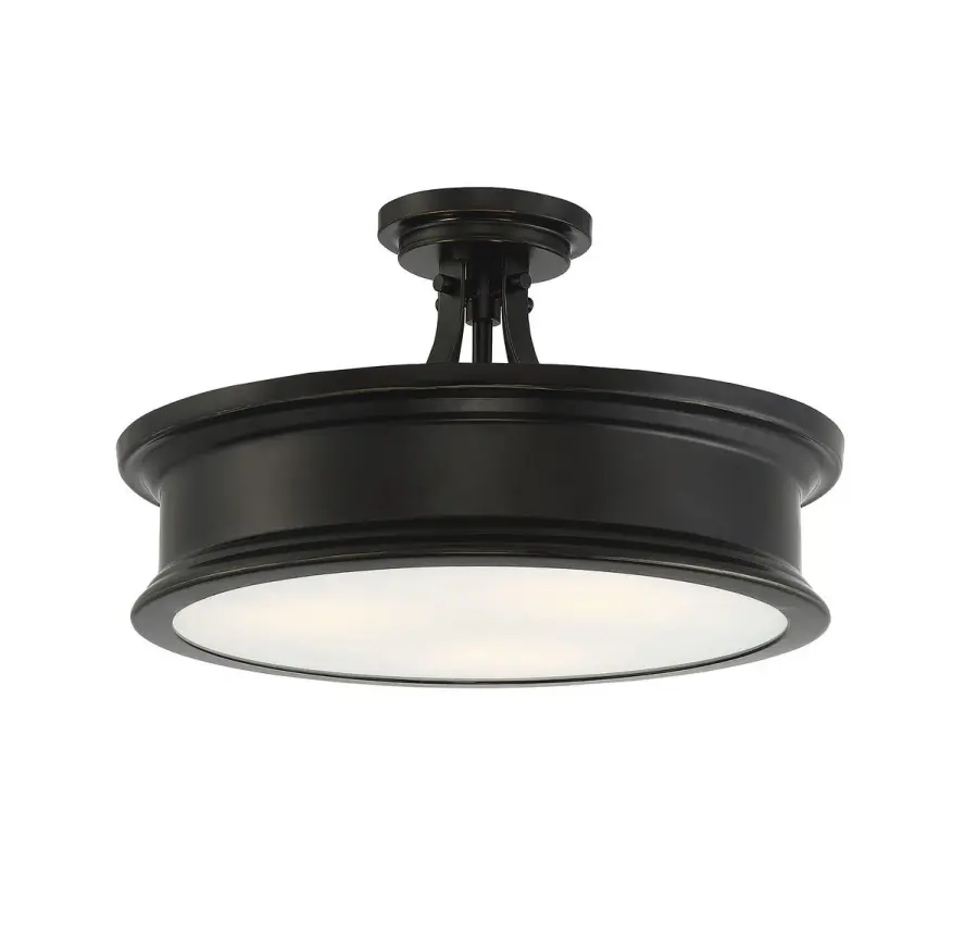 Watkins 3-Light Ceiling Light in Classic Bronze - Image 4