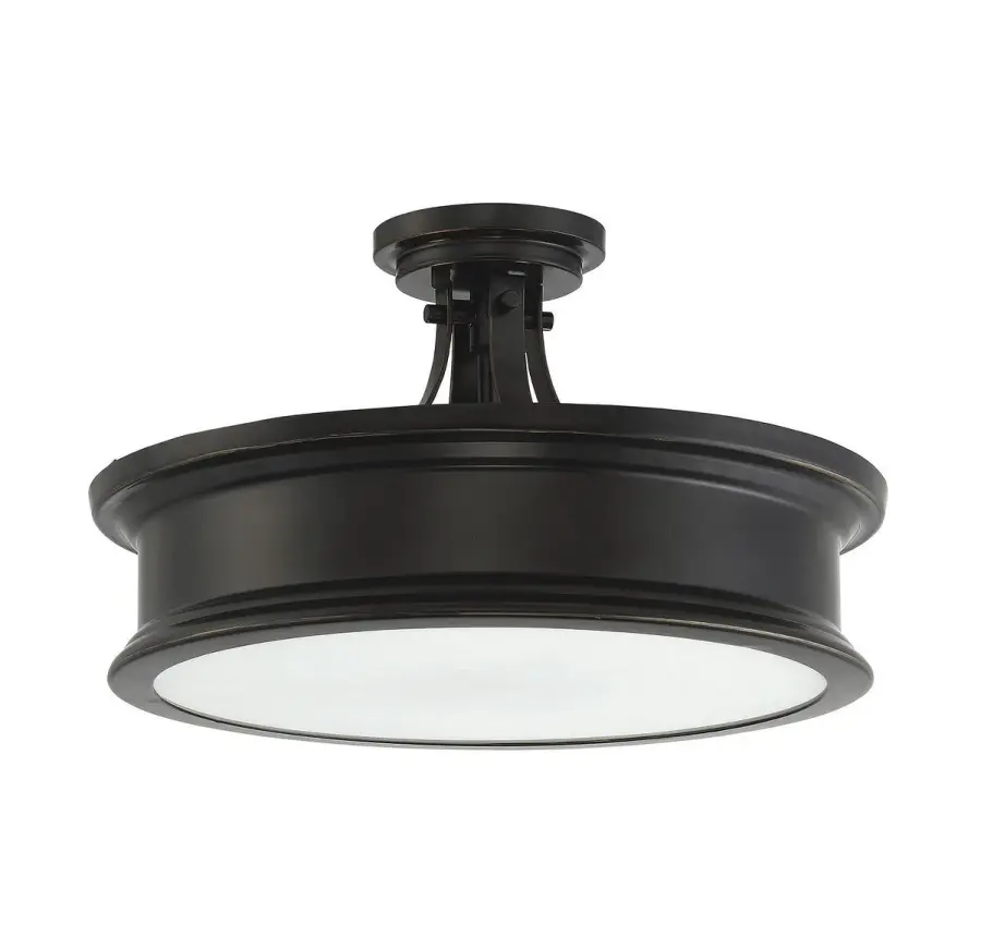 Watkins 3-Light Ceiling Light in Classic Bronze - Image 6