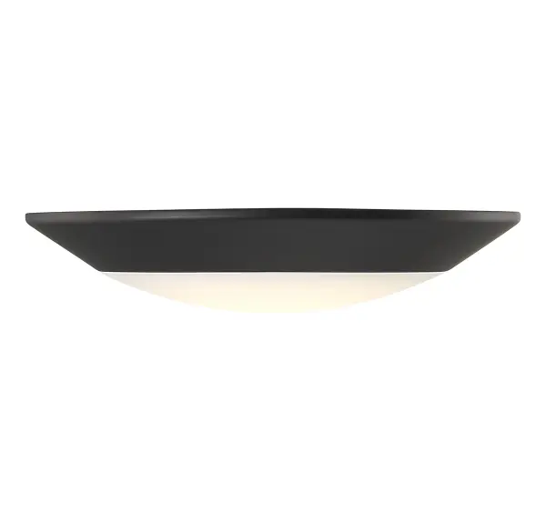 This ultra-low-profile LED disc light delivers 720 lumens of warm white light in a sleek 6-inch footprint. Wet-rated for bathrooms and outdoor covered areas, it's ideal for closets, hallways, and powder rooms where ceiling clearance is limited.