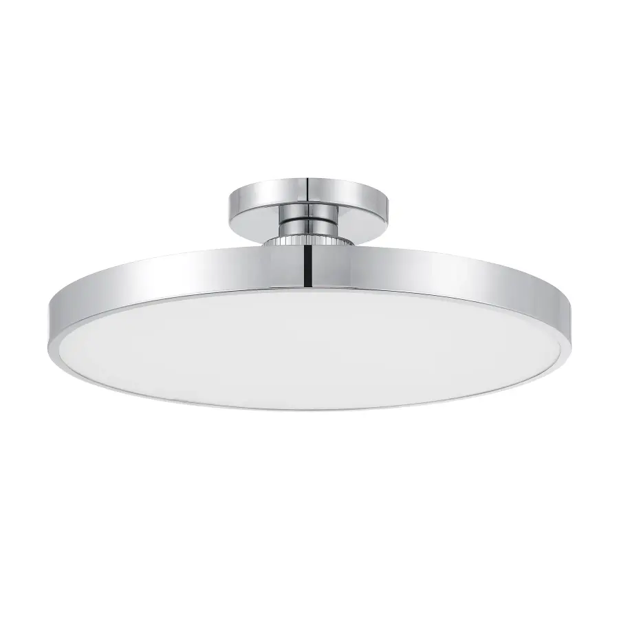 Thayer LED Semi-Flush Mount in Chrome - Image 2