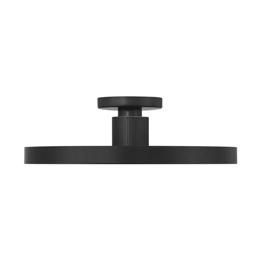 Thayer 1-Light LED Ceiling Light in Matte Black - Image 3