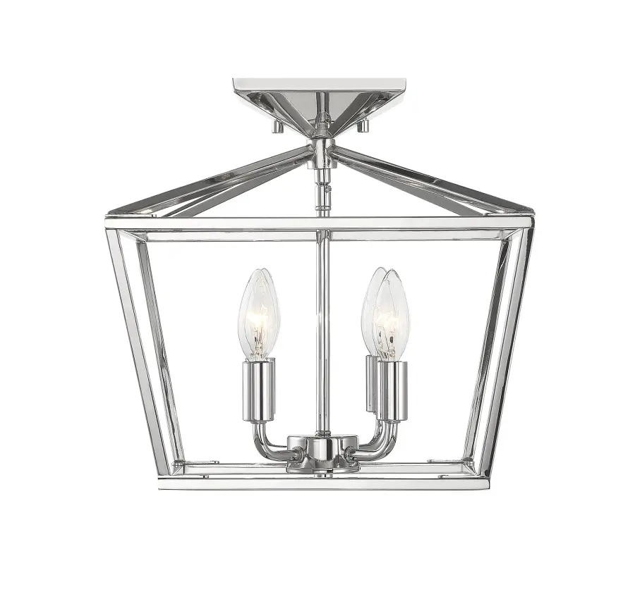 Townsend 4-Light Ceiling Light in Polished Nickel - Image 1