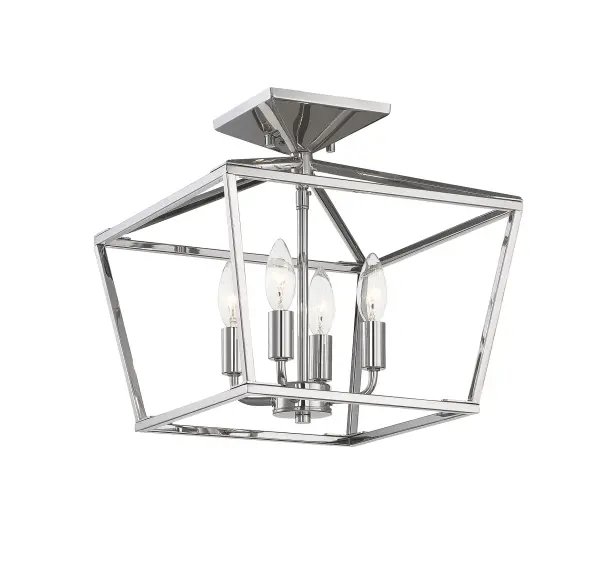 Townsend 4-Light Ceiling Light in Polished Nickel - Image 2