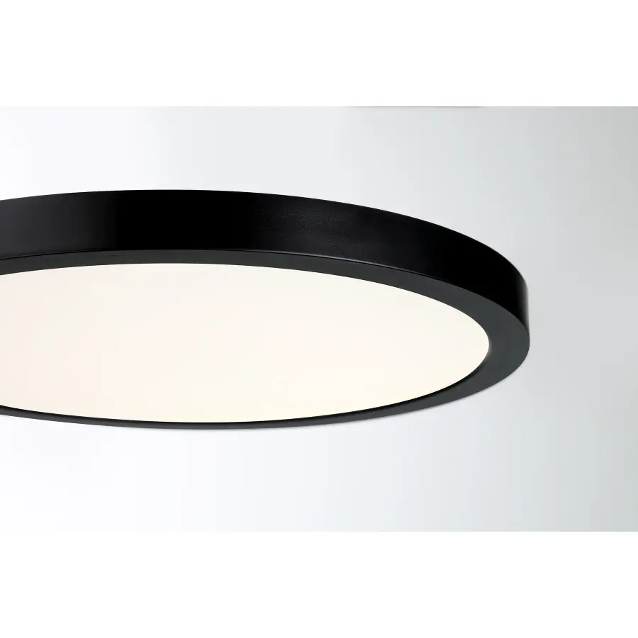 12" LED Flush Mount in Matte Black - Image 5