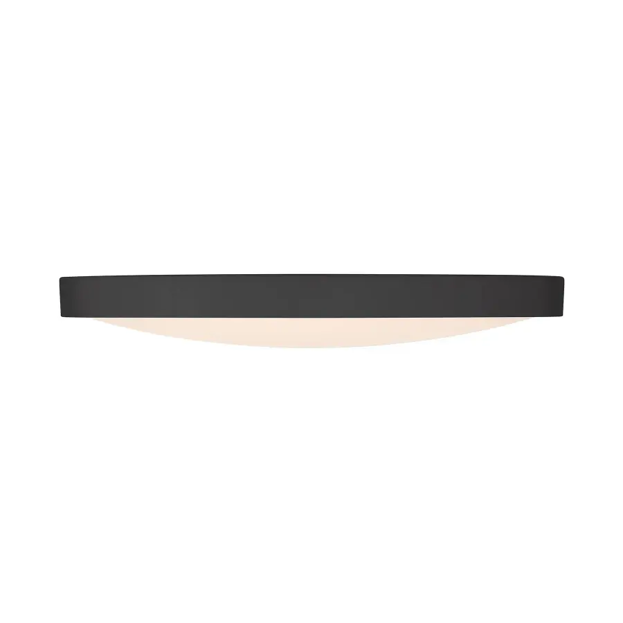 15" LED Flush Mount in Black - Image 2