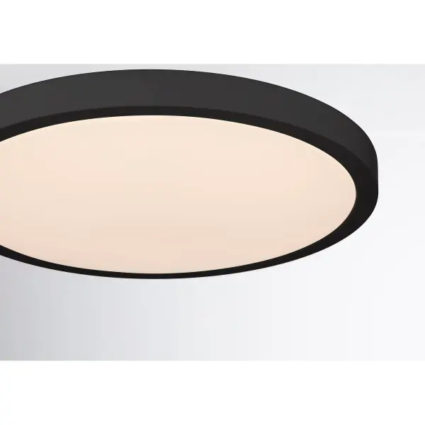 15" LED Flush Mount in Black - Image 4