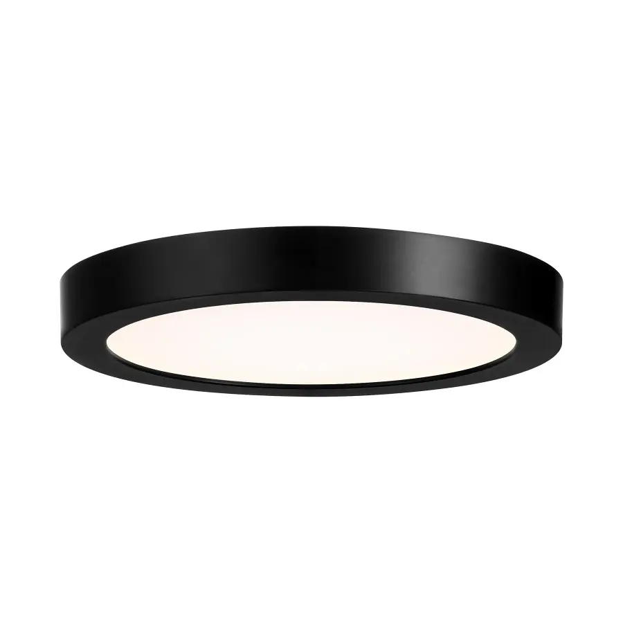 LED Flush Mount in Black - Image 1
