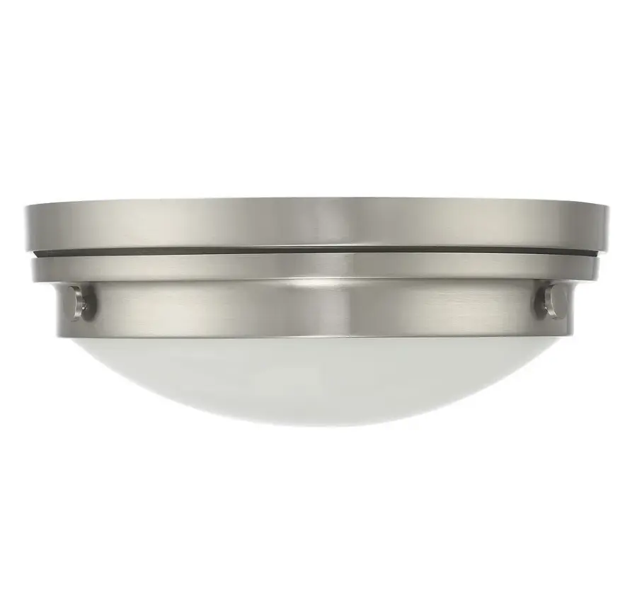 Lucerne 2-Light Ceiling Light in Satin Nickel - Image 2