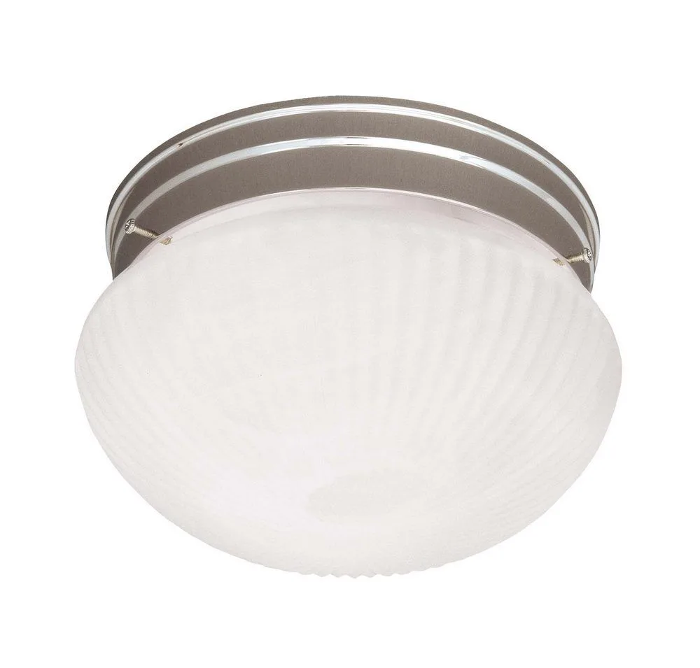 Satin Nickel Flush Mount Ceiling Light