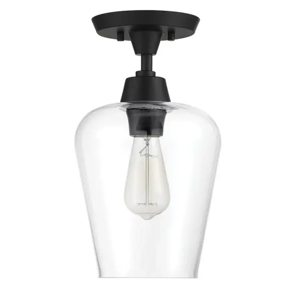 Octave 1-Light Ceiling Light in Black - Image 2