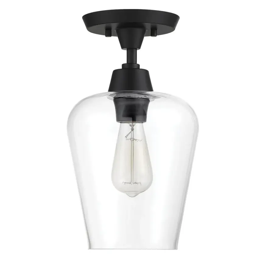 Octave 1-Light Ceiling Light in Black - Image 2
