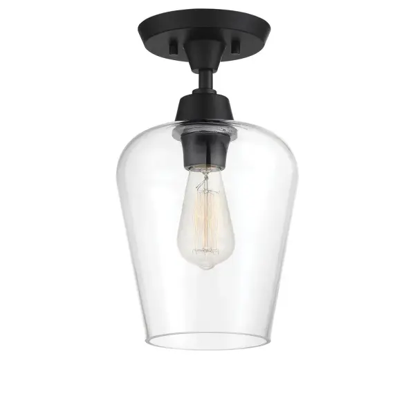 Octave 1-Light Ceiling Light in Black - Image 3