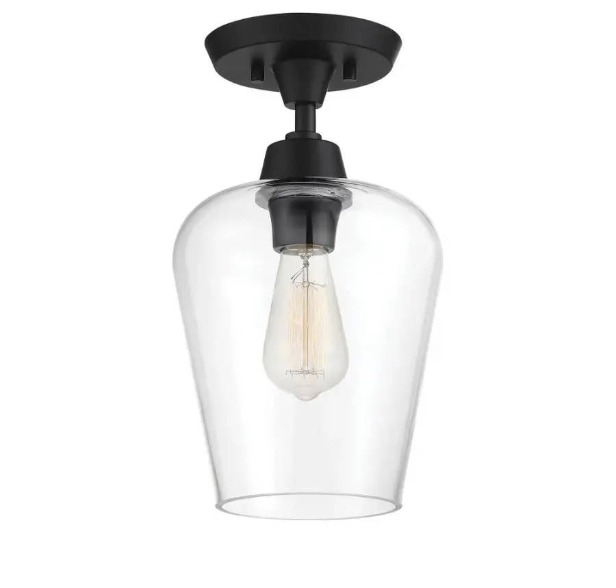Octave 1-Light Ceiling Light in Black - Image 3