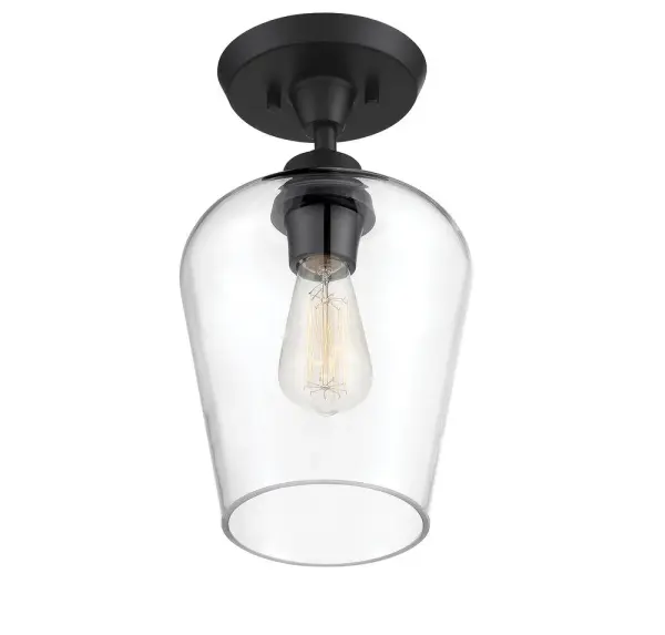 Octave 1-Light Ceiling Light in Black - Image 4
