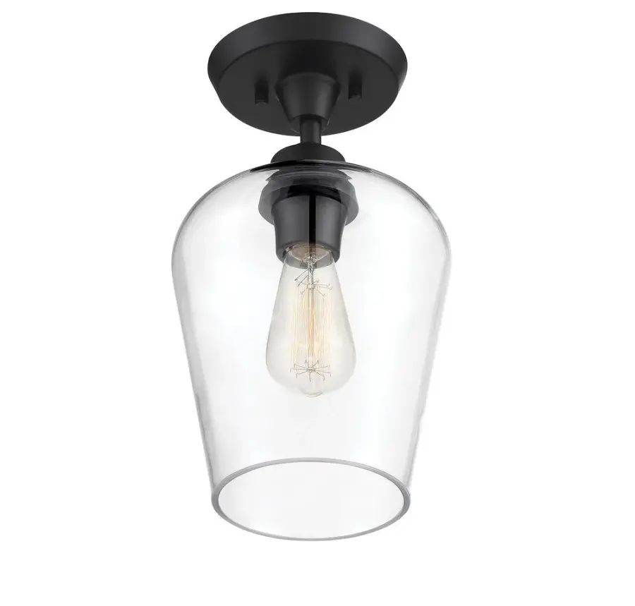 Octave 1-Light Ceiling Light in Black - Image 4