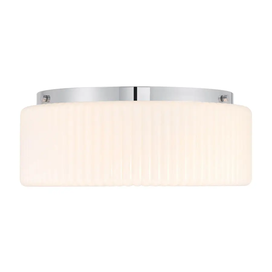 Edgemont 4-Light Flush Mount in Chrome - Image 1