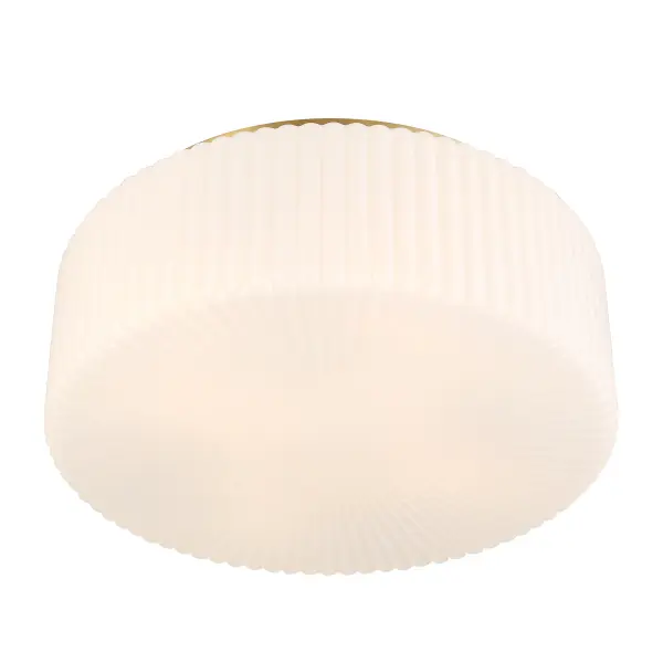 Edgemont Four Light Flush Mount in Warm Brass - Image 4