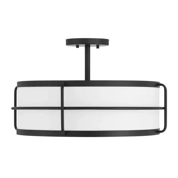 Chauncey 4-Light Ceiling Light in Matte Black - Image 2