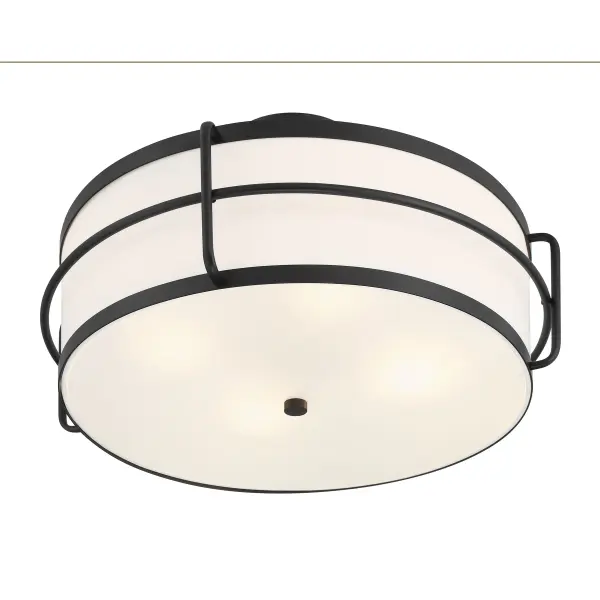 Chauncey 4-Light Ceiling Light in Matte Black - Image 4