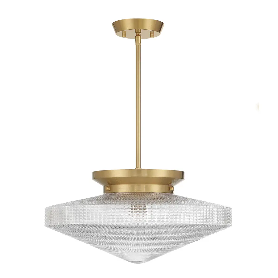 Norwich 1-Light Convertible in Warm Brass - Image 2