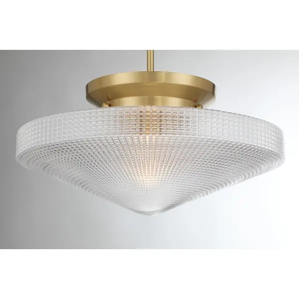 Norwich 1-Light Convertible in Warm Brass - Image 6