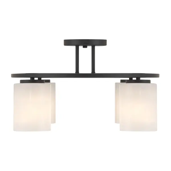 Herron 4-Light Ceiling Light in Matte Black - Image 3