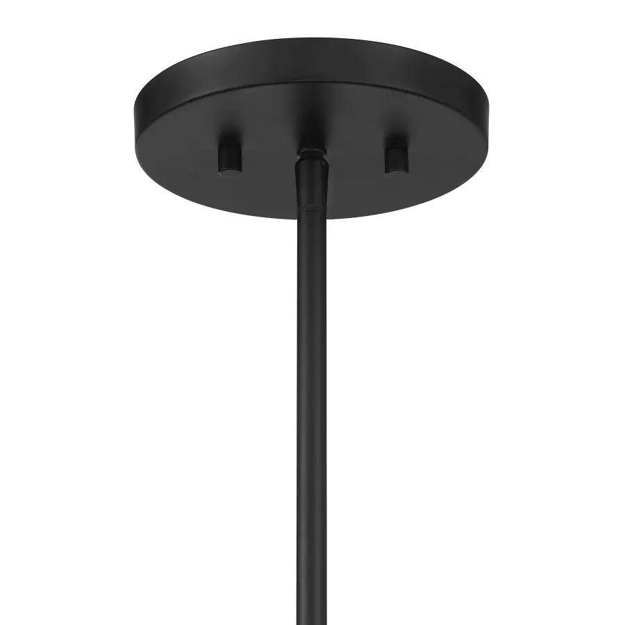Balfour 5-Light Convertible Semi-Flush or Pendant in Matte Black - Image 6