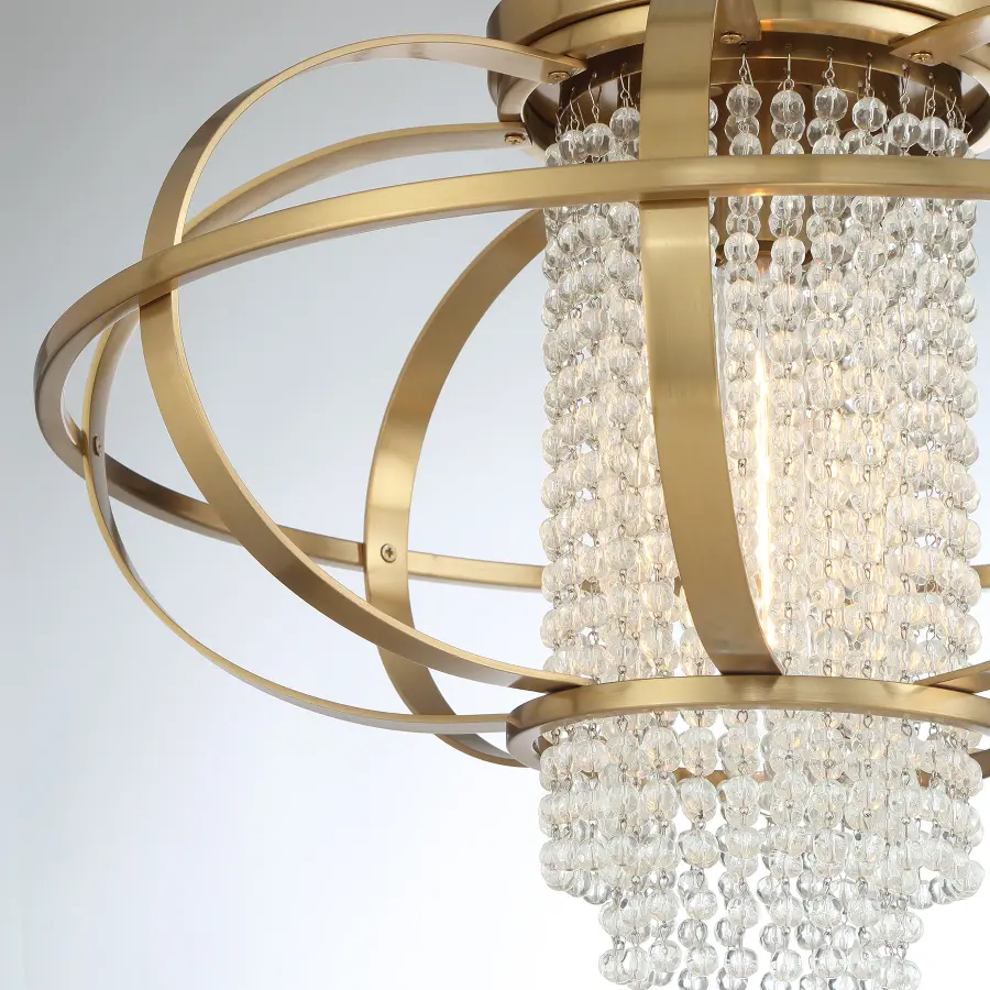 Idlewild One Light Flush Mount in Warm Brass - Image 6