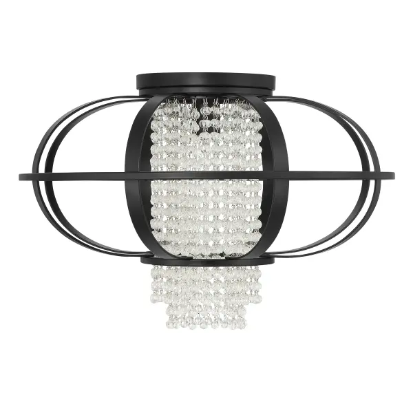 Idlewild 1-Light Ceiling Light in Matte Black - Image 2