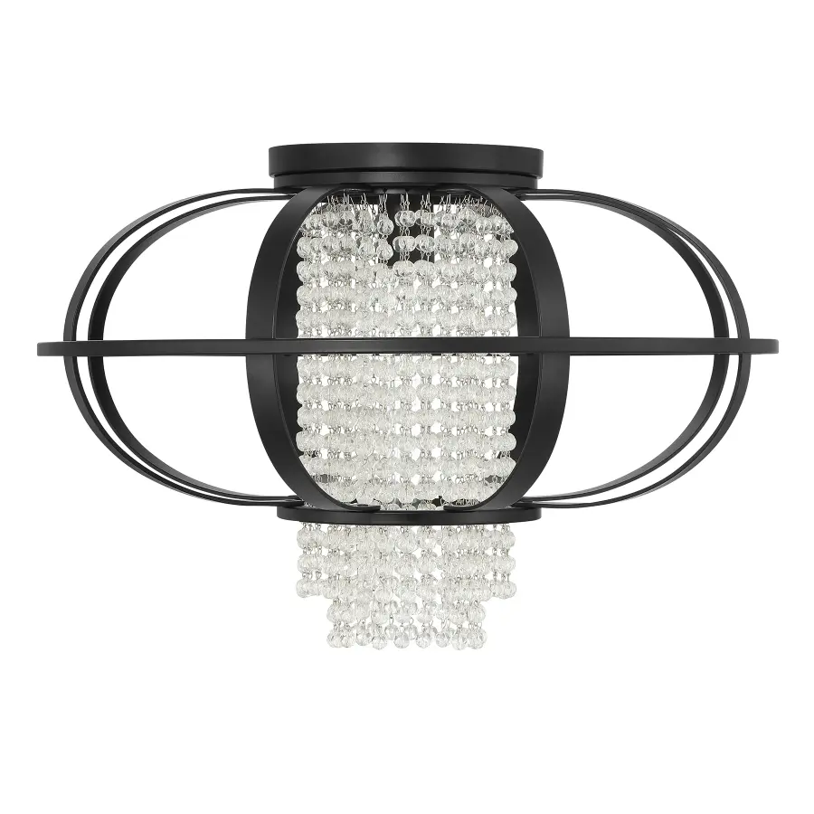 Idlewild 1-Light Ceiling Light in Matte Black - Image 2