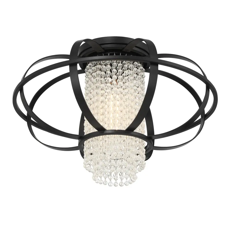 Idlewild 1-Light Ceiling Light in Matte Black - Image 4