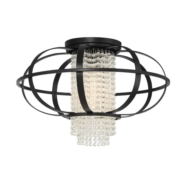 Idlewild 1-Light Ceiling Light in Matte Black - Image 5