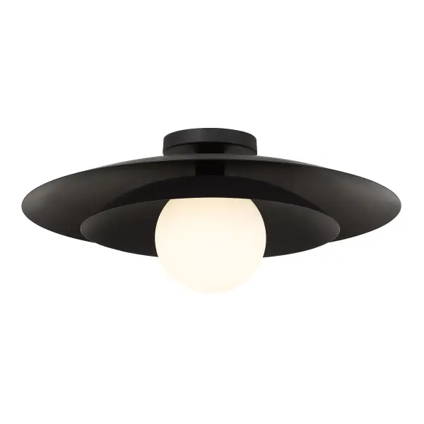Sherrer 1-Light Ceiling Light in Matte Black - Image 3