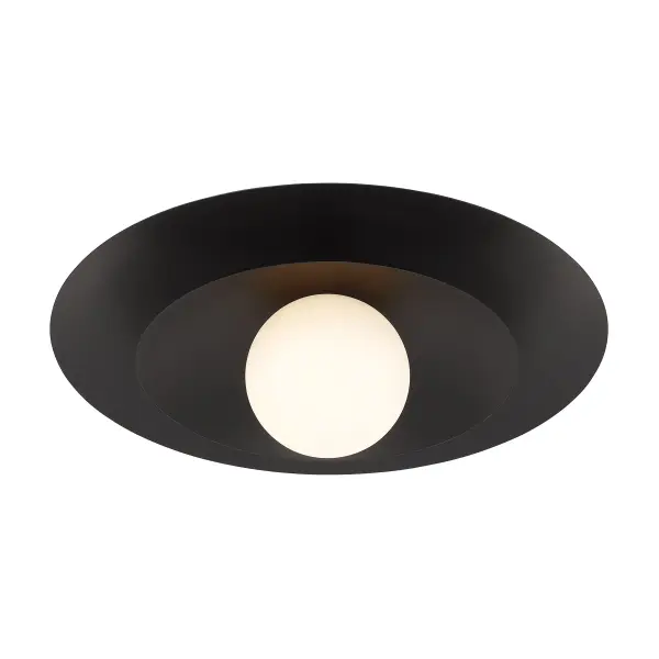 Sherrer 1-Light Ceiling Light in Matte Black - Image 4