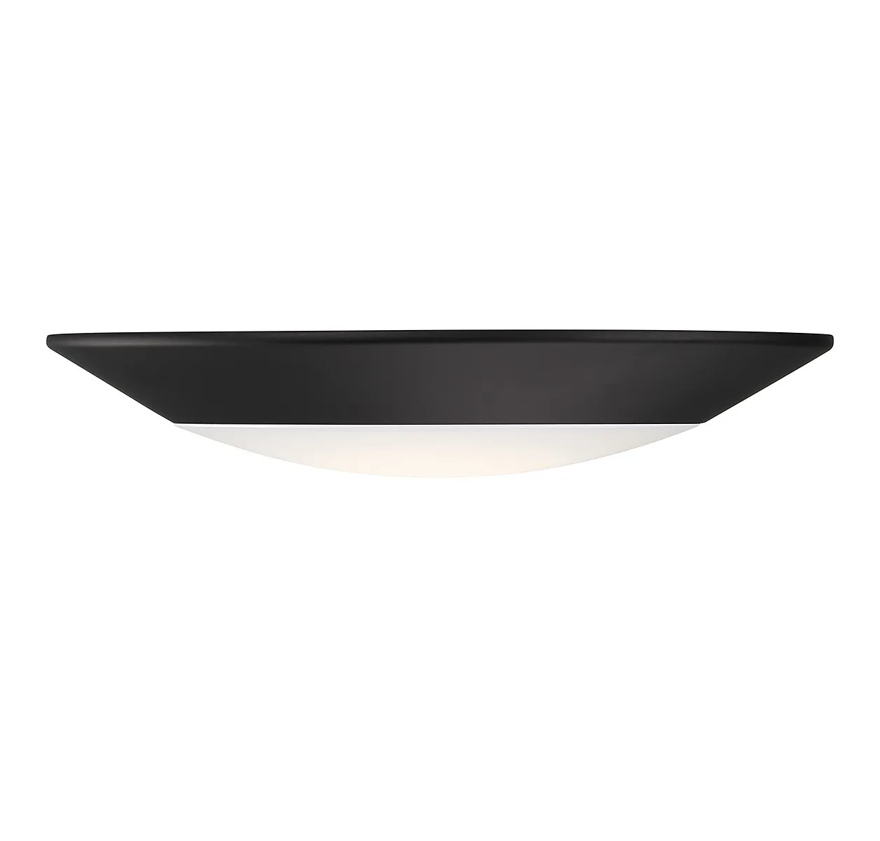 7" LED Disc Light in Black