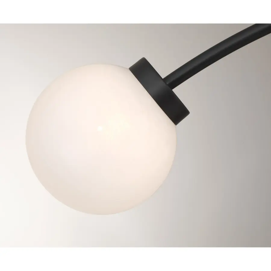 Redfield 5-Light Semi-Flush in Matte Black - Image 6