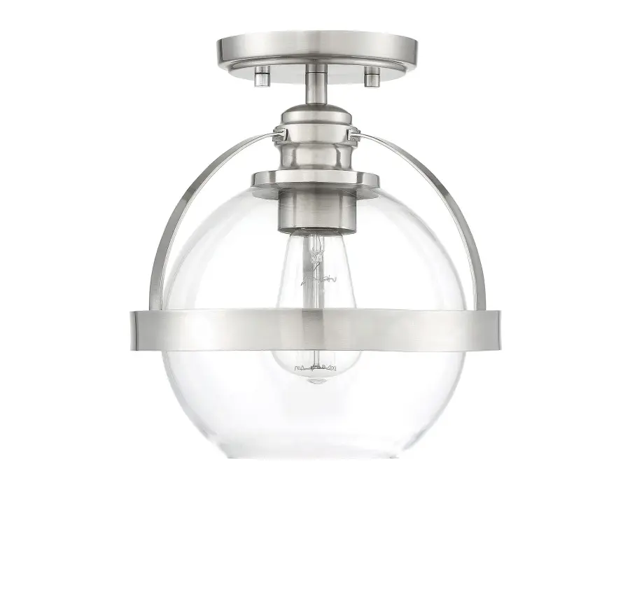 Pendleton 1-Light Ceiling Light in Satin Nickel - Image 10