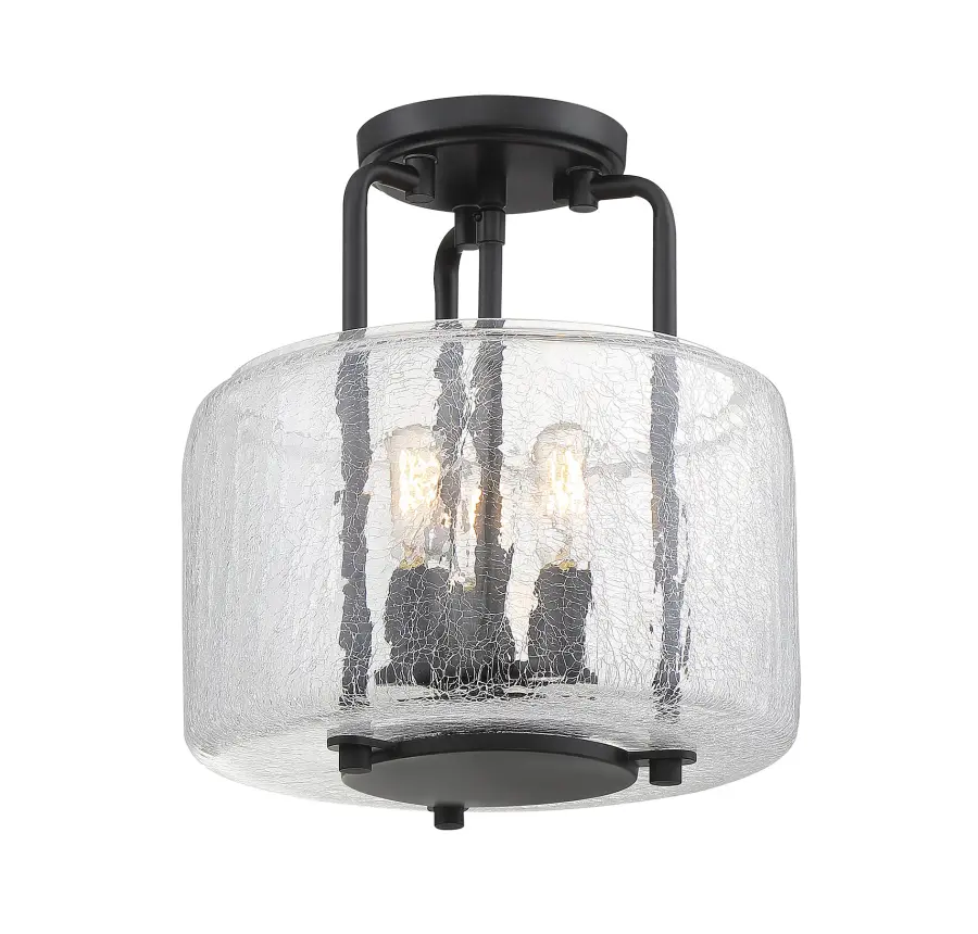 Avalon 3-Light Ceiling Light in Black - Image 3