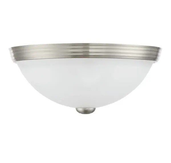 2-Light Ceiling Light in Satin Nickel - Image 2