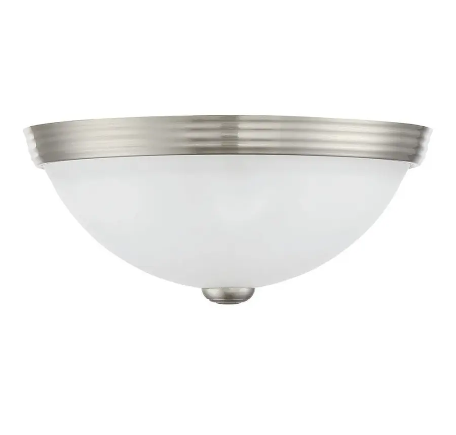 2-Light Ceiling Light in Satin Nickel - Image 2