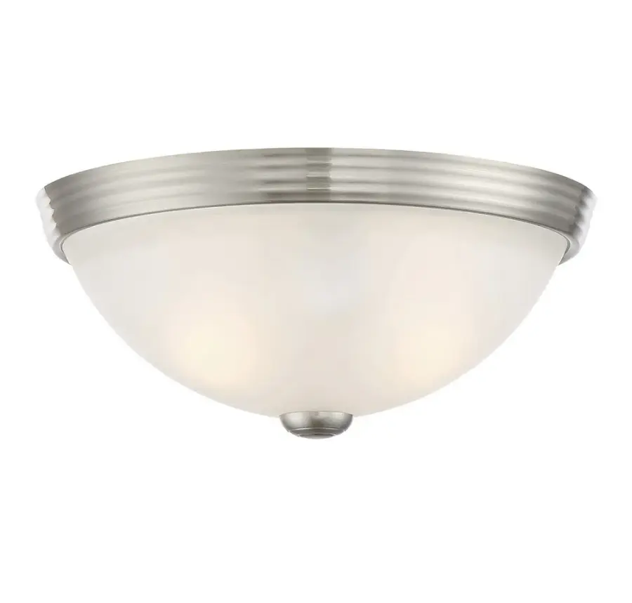 2-Light Ceiling Light in Satin Nickel - Image 3