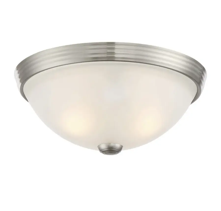 2-Light Ceiling Light in Satin Nickel - Image 4