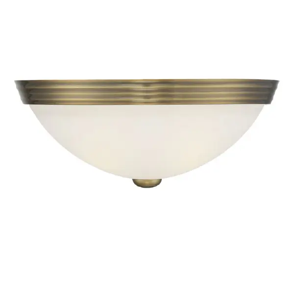 2-Light Ceiling Light in Warm Brass - Image 1