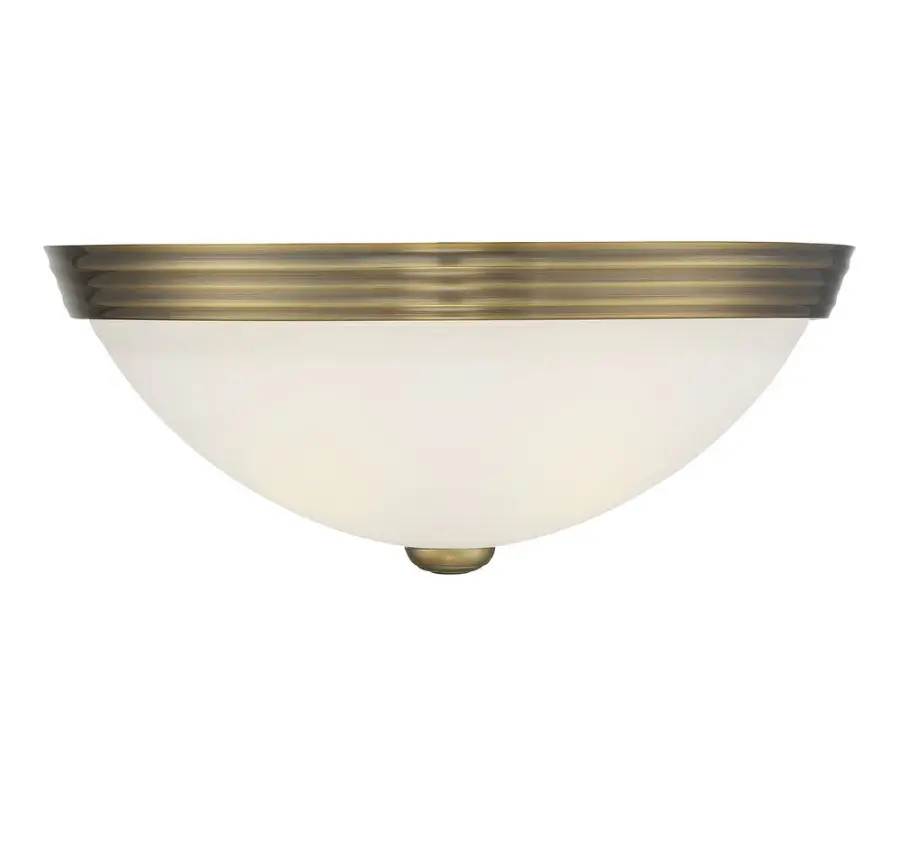 2-Light Ceiling Light in Warm Brass - Image 1