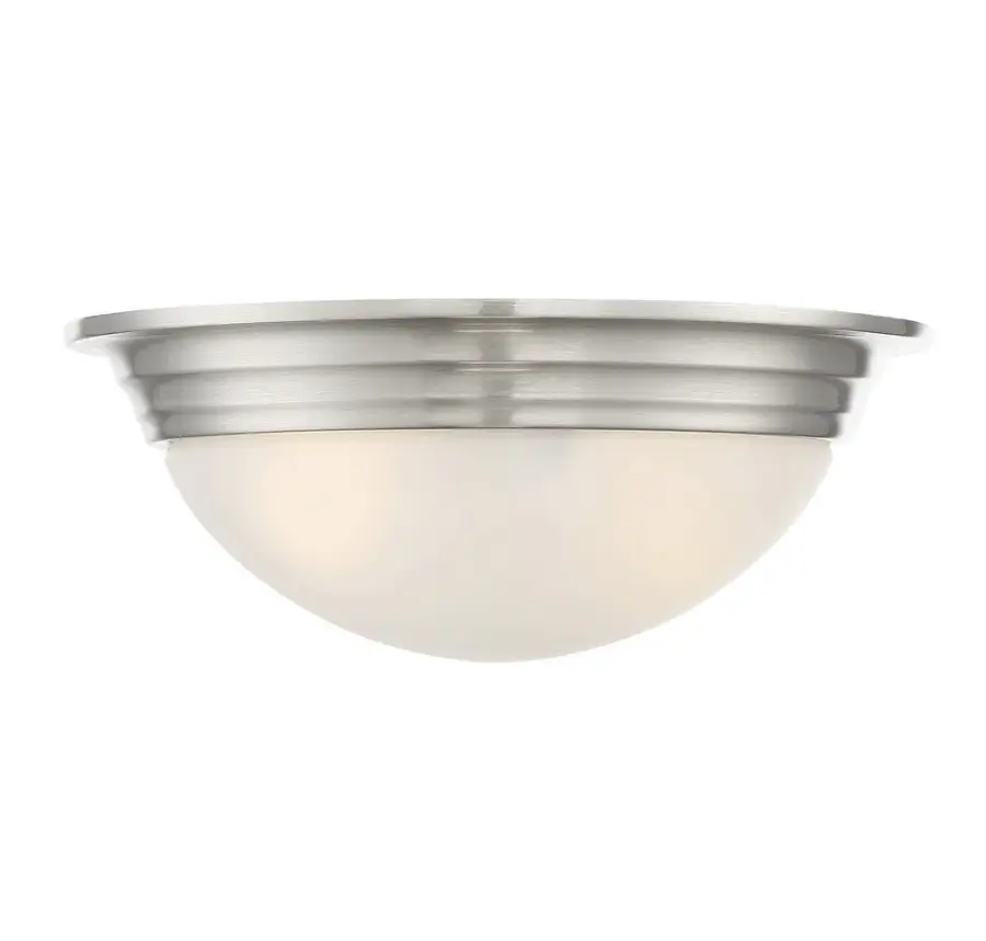 2-Light Ceiling Light in Satin Nickel - Image 1