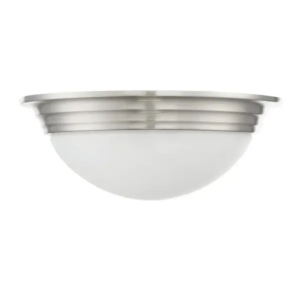 2-Light Ceiling Light in Satin Nickel - Image 2